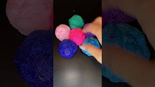 asmr satisfying asmrchallenge colors pink blue purple green [upl. by Cozza604]