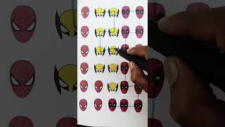 Line connect puzzle of deadpool deadpool video viral [upl. by Wertheimer640]