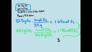 A tank contains a mixture of 52 5 g oxygen gas and 65 1 carbon dioxide gas at The total pressure i [upl. by Pirzada]