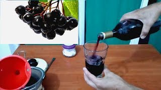 How to make aronia berry juice Antioxidant [upl. by Sladen]