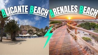 ALICANTE BEACH I ARENALES DEL SOL BEACH I And Beautiful Village Go Pro Herro 9 Black 4K View [upl. by Atiker]