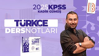 32 KPSS Türkçe  Noktalama İşaretleri 4  Kadir GÜMÜŞ  2025 [upl. by Ainimreh]