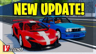 Vehicle Legends New Update New Cars  Bodykit Roblox [upl. by Newnorb947]