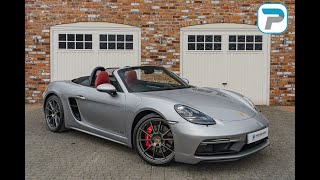 202323 PORSCHE 718 BOXSTER 40 GTS IN GT SILVER METALLIC WITH TWOTONE LEATHER [upl. by Sirrep]