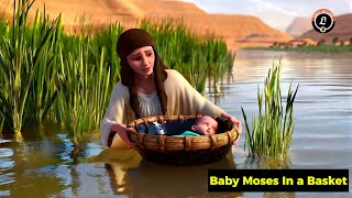 Baby Moses in a Basket  Kids Bible Stories  kidsstories biblelessons sundayschool biblestudy [upl. by Little]