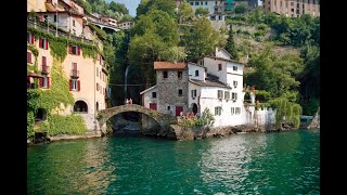 Nesso waterfall lake Como Italy [upl. by Rasla]