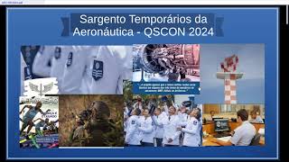 QSCON Sargento temporário FAB Militar Temporário QSCON2024 [upl. by Cheung152]