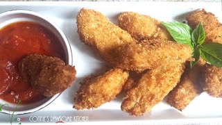 VEGAN MOZZARELLA STICKS  Connies RAWsome kitchen [upl. by Aneeras712]