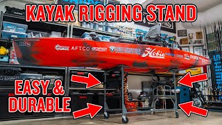 THE BEST Kayak Stand For Storage and Rigging [upl. by Naugal91]