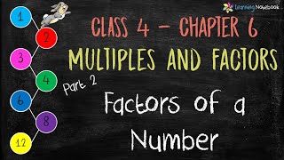 Multiples and Factors for Class 4  Factors of a number [upl. by Hpseoj]