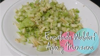 Ensalada de Apio y Manzana  Dulce Leny [upl. by Letsyrk]