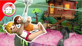 Playmobil Film deutsch  Das Glitzer Schleim Baumhaus  Geschichte für Kinder von Familie Hauser [upl. by Nerraw688]