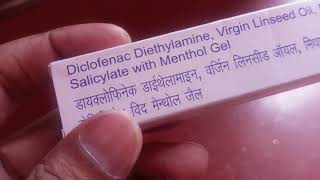 Diclofenac Diethylamine Virgin Linseed Oil Methyl Salicylate With Menthol Gel Uses In hindi [upl. by Robina]