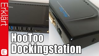 Dockingstation für PCs mit USB 30 HDMI und LANAnschluss  Test  Review Deutsch [upl. by Ynabe]