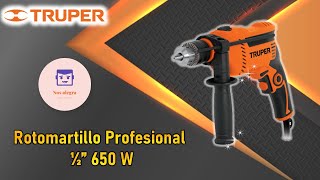 Herramientas  Rotomartillo 12 profesional 650 W Truper ✨✨✨ [upl. by Nauqed]