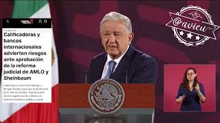 Criticó a las calificadoras que hoy opinan sobre la ReformaJudicial  pide “no tomarlos en serio” 🦆 [upl. by Crosley]