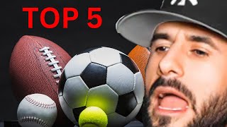 FaZe Kaysan Ranks The Most Influential Players By Sports [upl. by Elka]