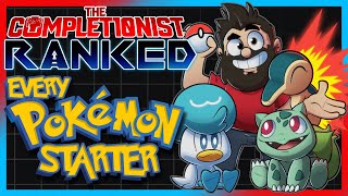 Every Starter Pokemon Trio RANKED  The Completionist [upl. by Ecidnacal]