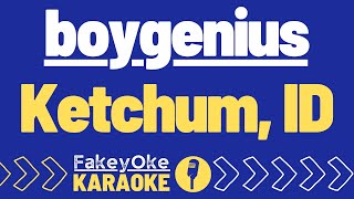 boygenius  Ketchum ID Karaoke [upl. by Ydac779]