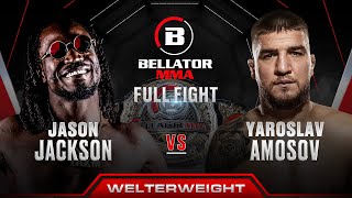 Jason Jackson vs Yaroslav Amosov Welterweight Title Bout  Bellator 301 Full Fight [upl. by Gothard511]