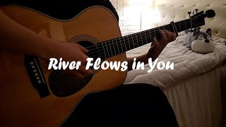 이루마 Yiruma  River Flows In YouSungha Jung 2022 ver l Guitar cover [upl. by Ahsilet]