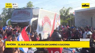 Así salió la Albirroja rumbo al Defensores del Chaco [upl. by Akcimahs951]