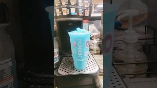 Dunkin Donuts Blue Raspberry Coolatta DunkinDonuts alidunkinart coolattitude dunkins [upl. by Aihtyc]