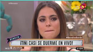 ¡Tini casi se duerme en vivo [upl. by Herold]