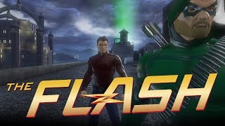 DCUO  Team Flarrow  The Flash 1x01  Barry goes to see Arrow [upl. by Lenssen]