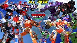 ALL MEDIC  HEALER  TRANSFORMERS EARTH WARS [upl. by Leirol]