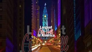 Largest City Hall in America  Philadelphia City Hall pinoyabroad pinastravel philadelphia [upl. by Gerk]