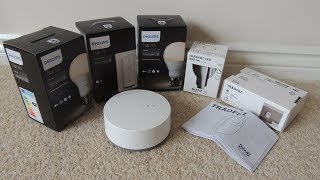 My Philips Hue Ikea Tradfri Smart Home  A Brief Intro [upl. by Fauch]