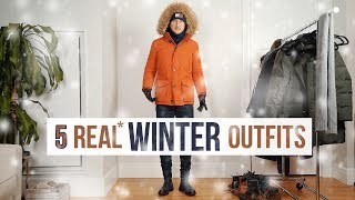 REAL Cold Winter Outfits for Men  Layering and Styling Mens Fashion  ODS Winter 2019 [upl. by Assilim]