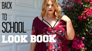 PLUS SIZE BACK TO SCHOOL LOOKBOOK [upl. by Kerge861]