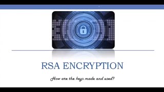 RSA Encryption Explained How are Keys Made and Used [upl. by Arramat673]