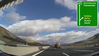 HD Egnatia Odos  Greece A2 Motorway  November 2015  From Ioannina to Thessaloniki Remastered [upl. by Scarface]