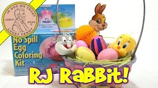 No Spill Easter Egg Coloring Kit  RJ Rabbit Approved [upl. by Baxy]