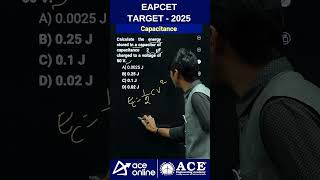 EAPCET Target2025  Electrical amp Optical Part Capacitance18 physicsquestions  aceonline [upl. by Bates]