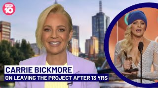 Carrie Bickmore on Leaving The Project After 13 Years  Studio 10 [upl. by Alamak]