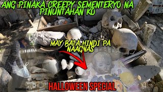 Ang Pinaka Creepy Na Cemetery Napuntahan Ko Meron Pang Bata At Mga Kalansay Naka Display [upl. by Yeruoc]