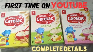 Nestle Cerelac  56 month baby food  complete information Aqsa Mehmood [upl. by Litnahc]