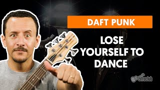 LOSE YOURSELF TO DANCE  Daft Punk  Como tocar no baixo [upl. by Otsenre]