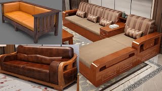 Modern wood Sofa Ideas [upl. by Eirffej544]