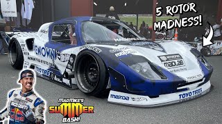 EXCLUSIVE  Mad Mikes 787D  Worlds First 5 Rotor  Official Unveiling amp Revving Action [upl. by Submuloc526]