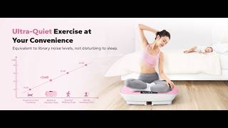 MERACH Vibration Plate Exercise Machine [upl. by Hctim]