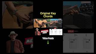 Memburu Rindu Hattan  Original Key Chord Tutorial A Minor [upl. by Sdlonyer91]