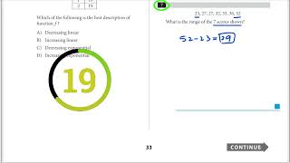 SAT  Test 5 Digital  Module 1  Problem 7  IN 30 SECONDS OR LESS [upl. by Etnomaj]