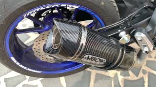 Yamaha Tracer 700 2021 Arrow Exhaust [upl. by Gustafsson]