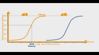 Potency and Efficacy animation [upl. by Ronyar]