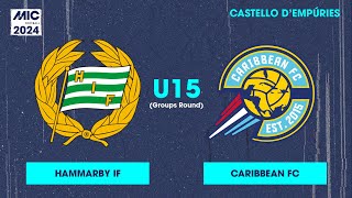 MICFootball24  Fase de grupos  Hammarby IF vs Caribbean FC U15 [upl. by Justen]